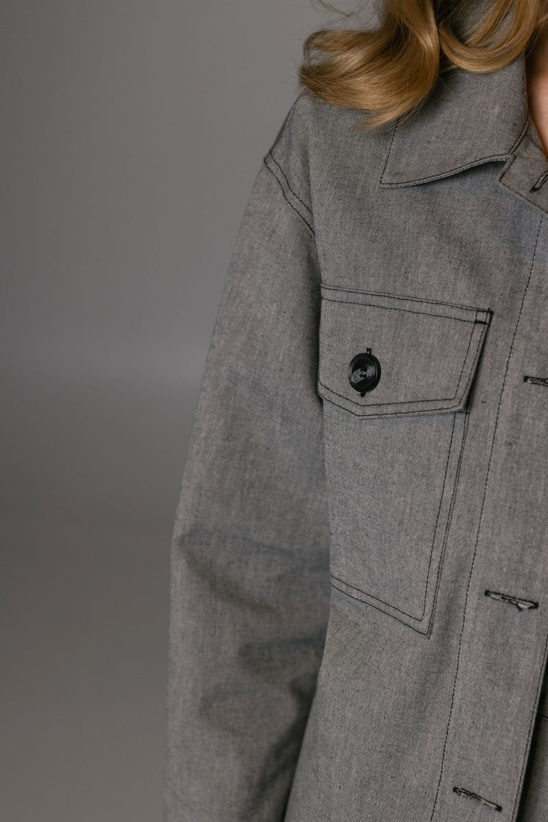 Denim Jacket Grey