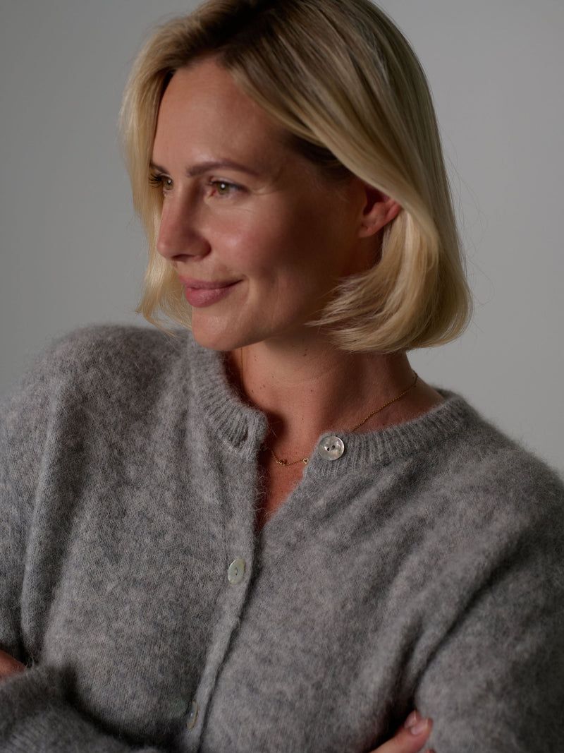 SURI CARDIGAN GREY