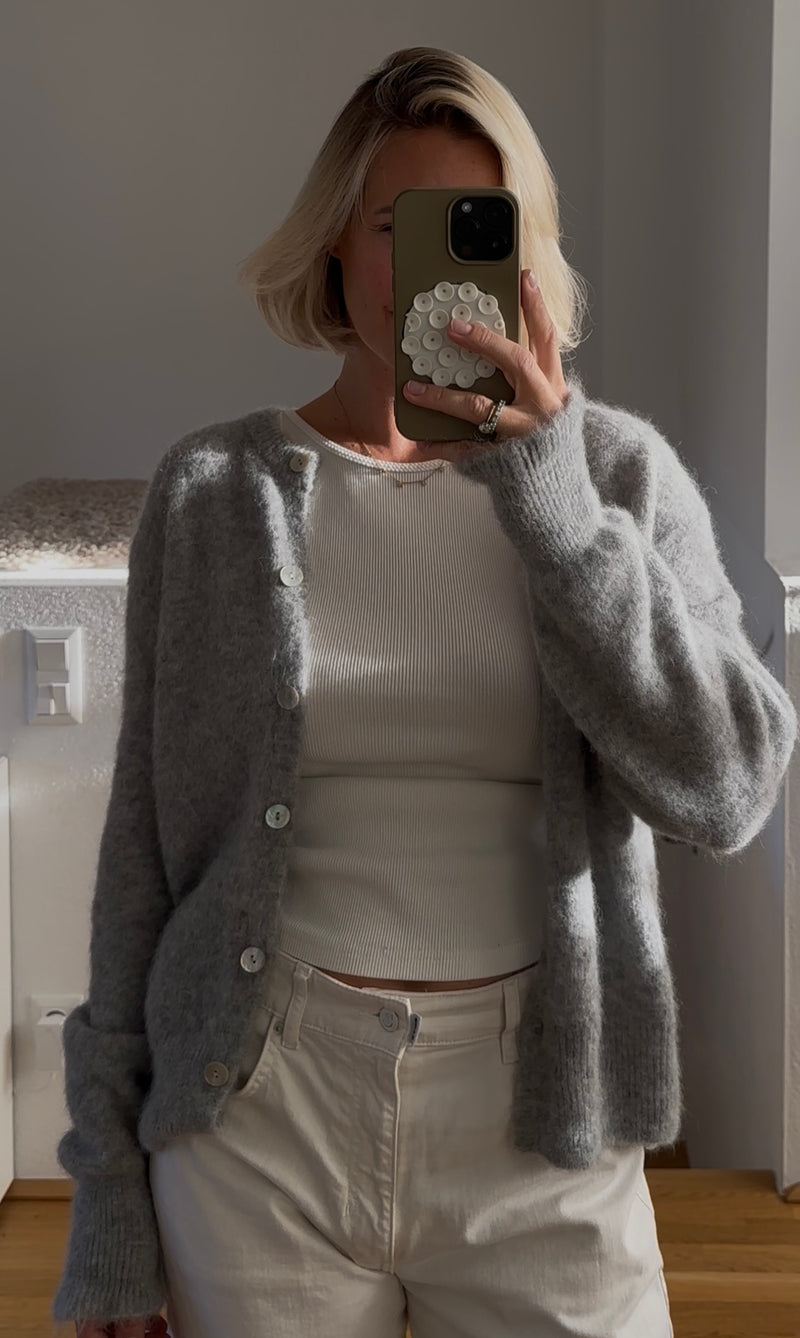 SURI CARDIGAN GREY